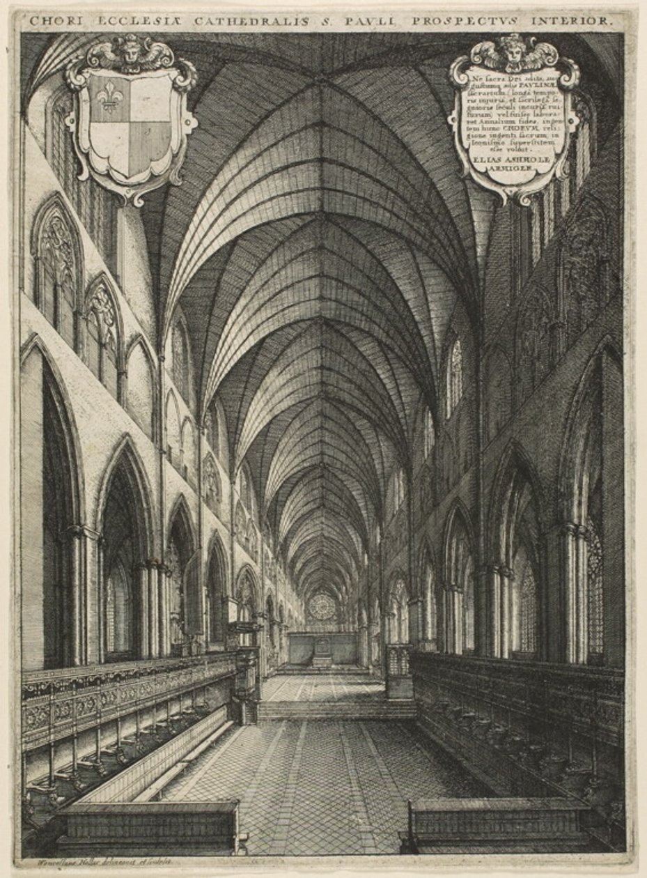 Coro de San Pablo de Wenceslaus Hollar
