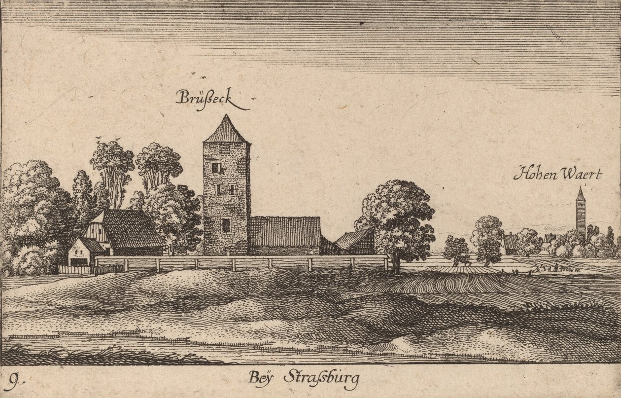 Estrasburgo de Wenceslaus Hollar