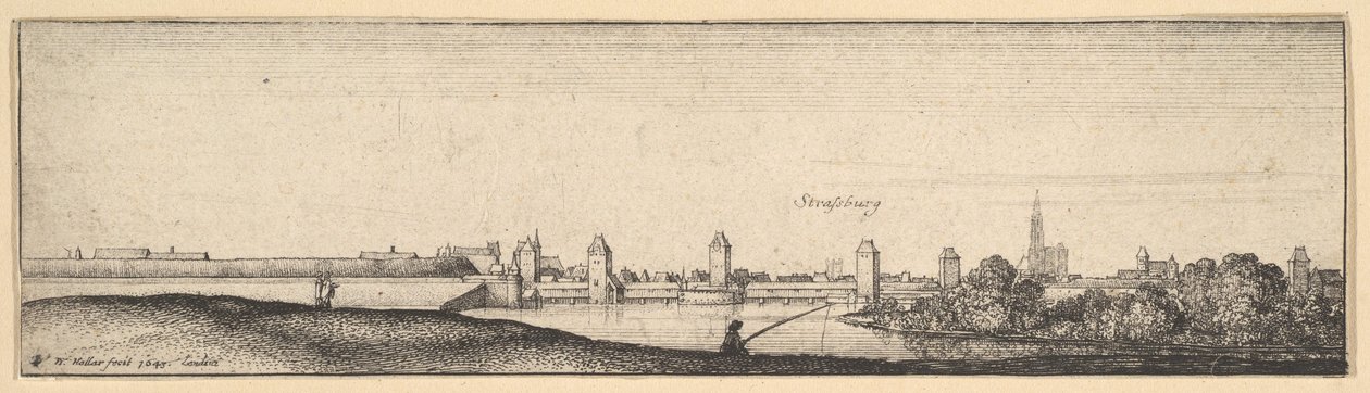 Estrasburgo, 1642-44 de Wenceslaus Hollar