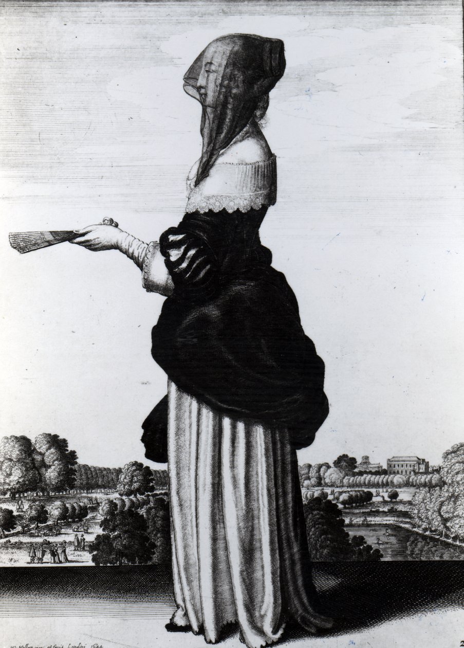 Verano, 1644 de Wenceslaus Hollar