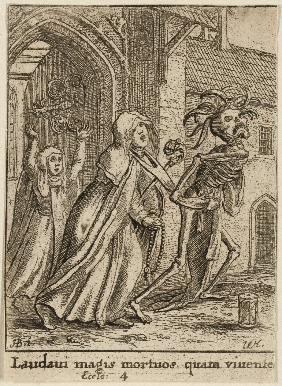 La abadesa y la muerte de Wenceslaus Hollar