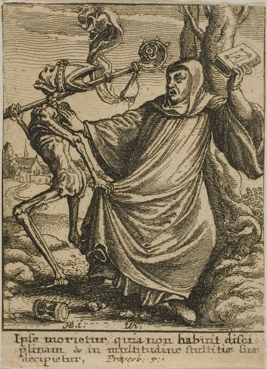 El abad y la muerte de Wenceslaus Hollar