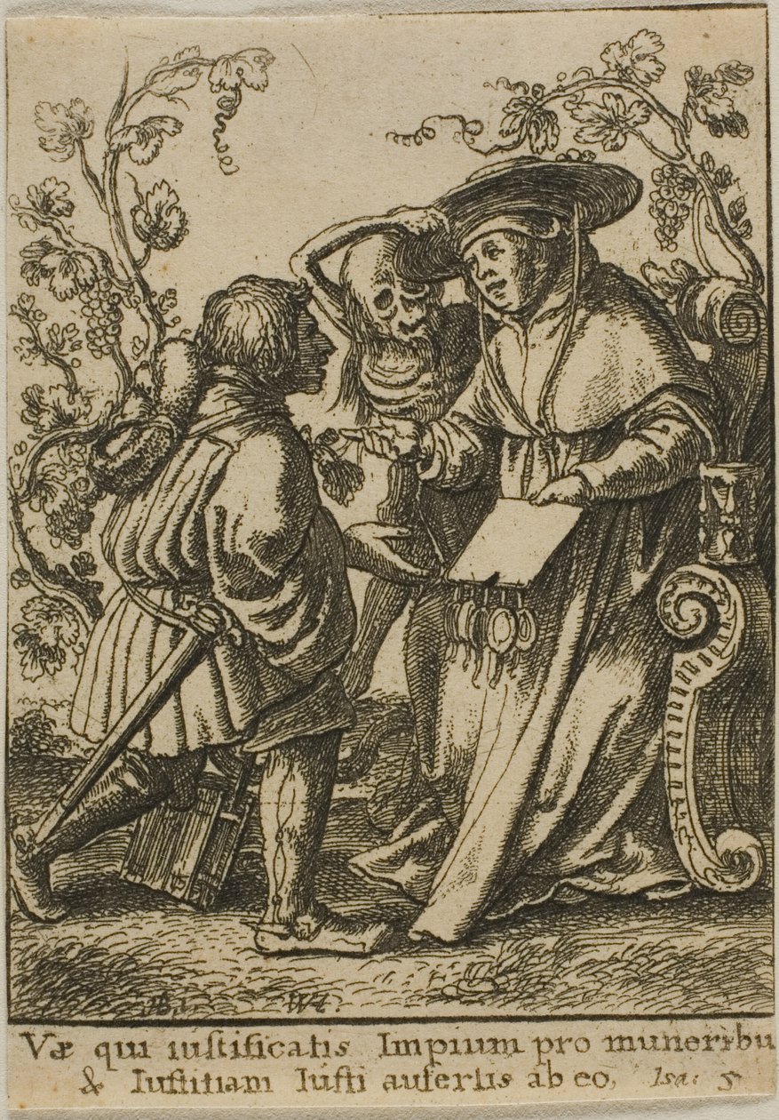 El cardenal y la muerte de Wenceslaus Hollar