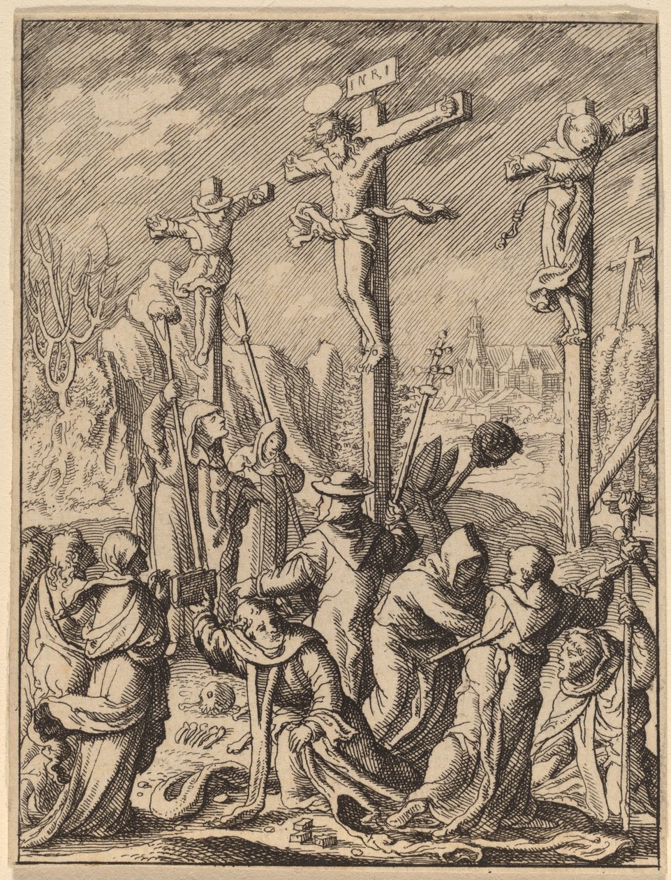 La crucifixión de Wenceslaus Hollar