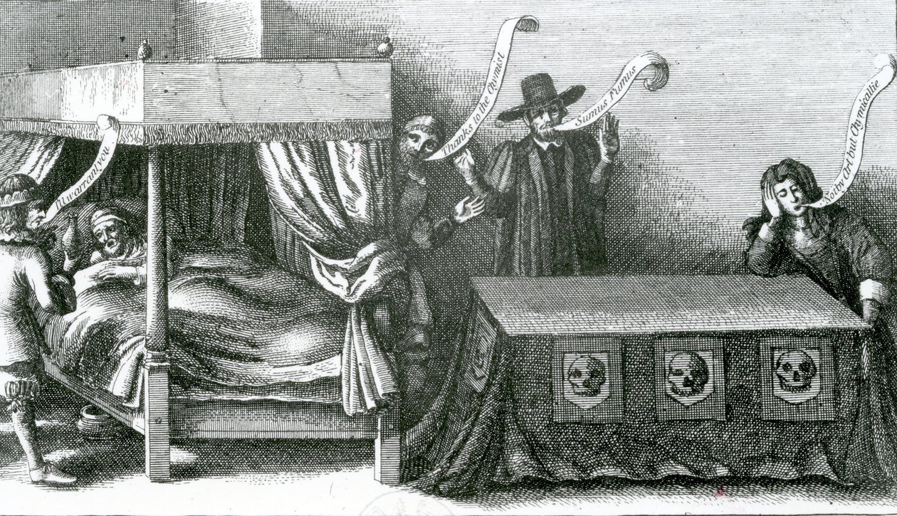 La Muerte del Rey Jacobo I, 1625 de Wenceslaus Hollar