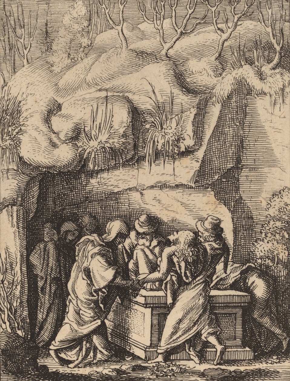 El entierro de Wenceslaus Hollar
