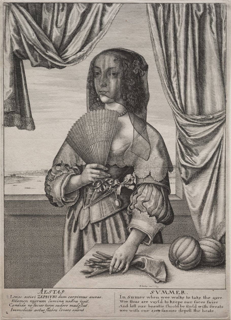 The Four Seasons de Wenceslaus Hollar
