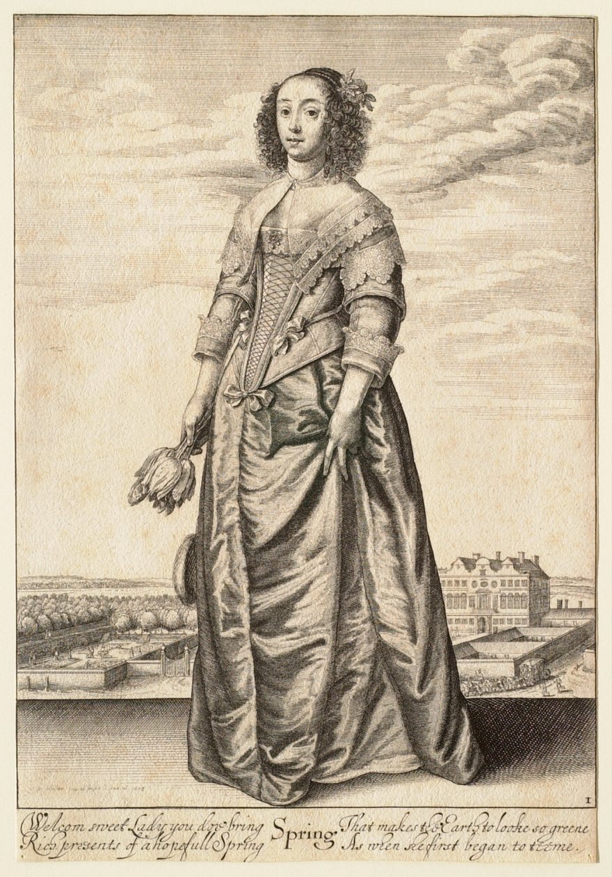 Las cuatro estaciones: Primavera de Wenceslaus Hollar