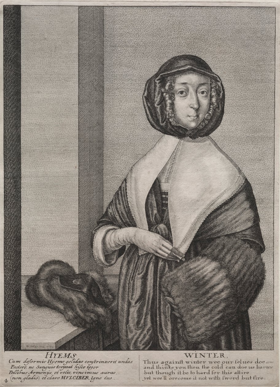 Las cuatro estaciones: Invierno de Wenceslaus Hollar
