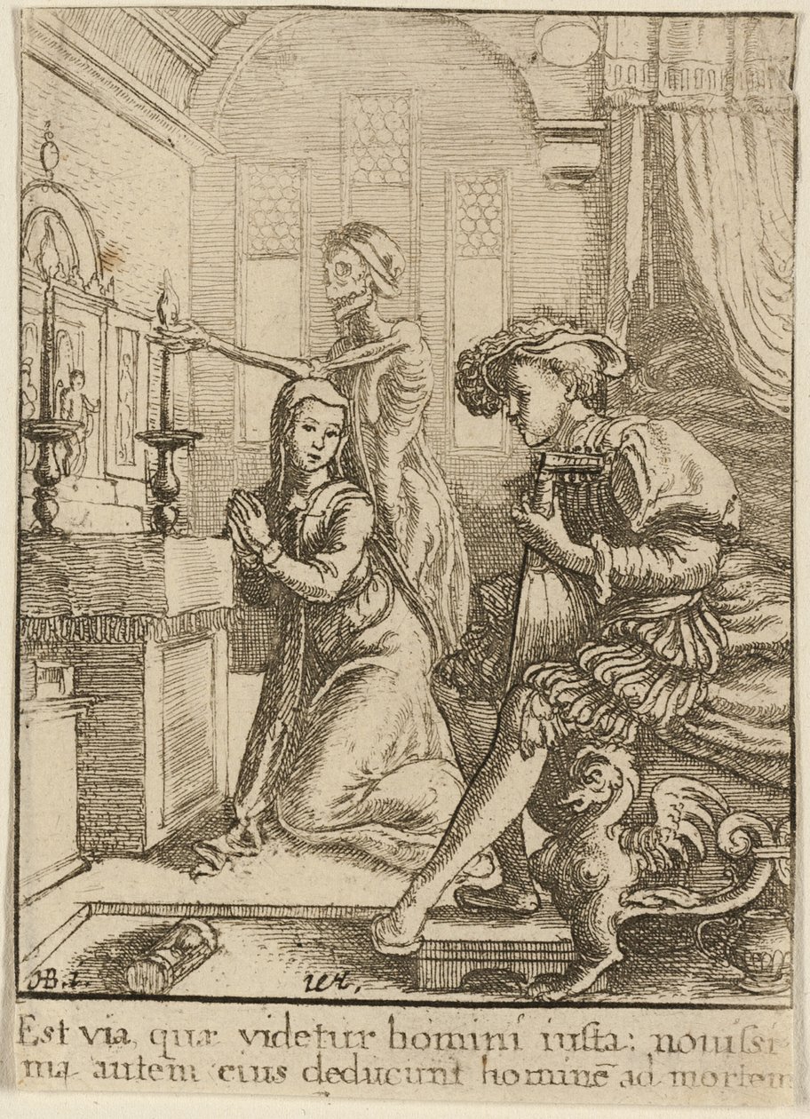 La monja y la muerte de Wenceslaus Hollar