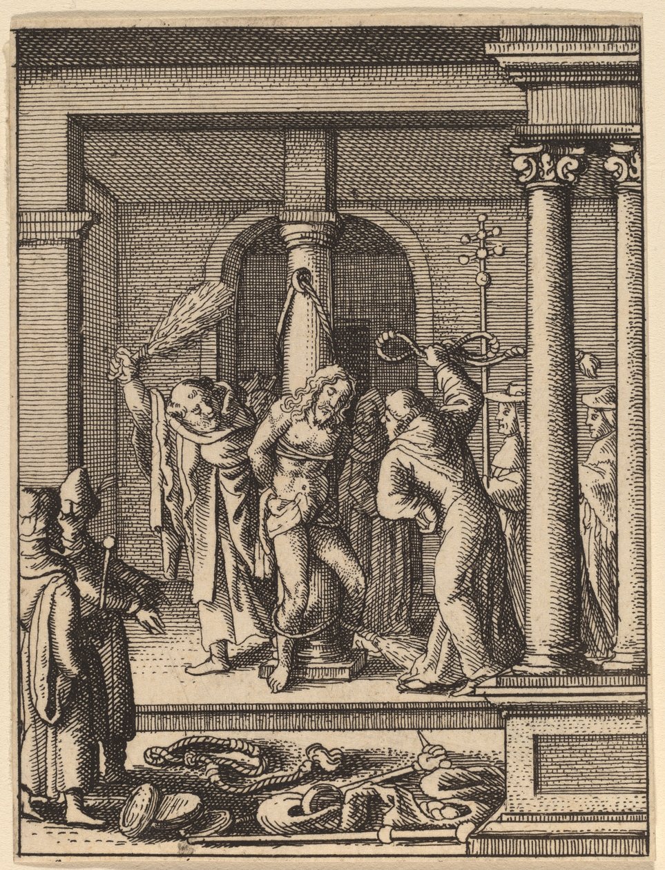 La flagelación de Wenceslaus Hollar