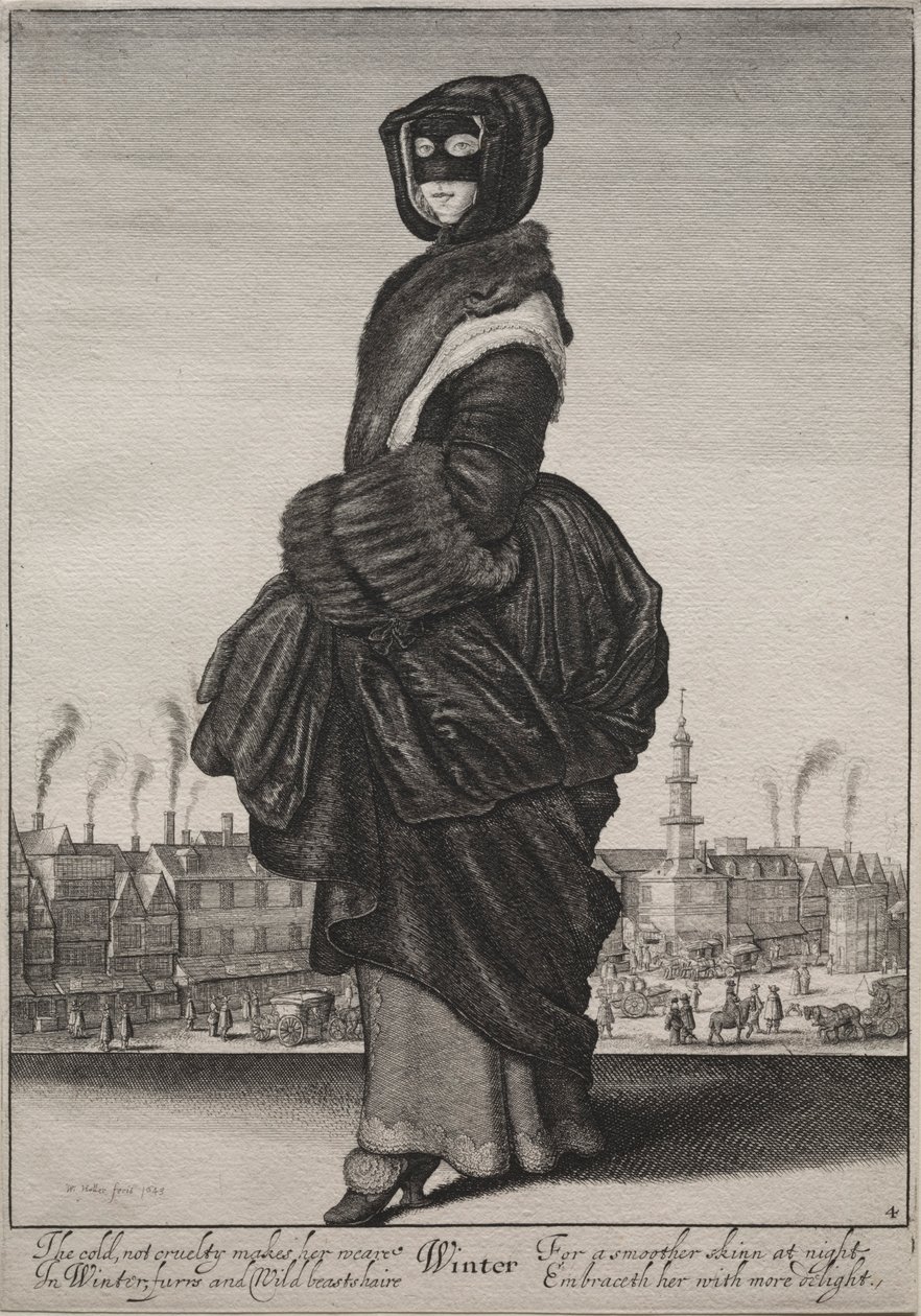 Las Estaciones: Invierno de Wenceslaus Hollar