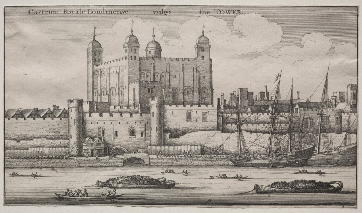 La Torre, Londres de Wenceslaus Hollar