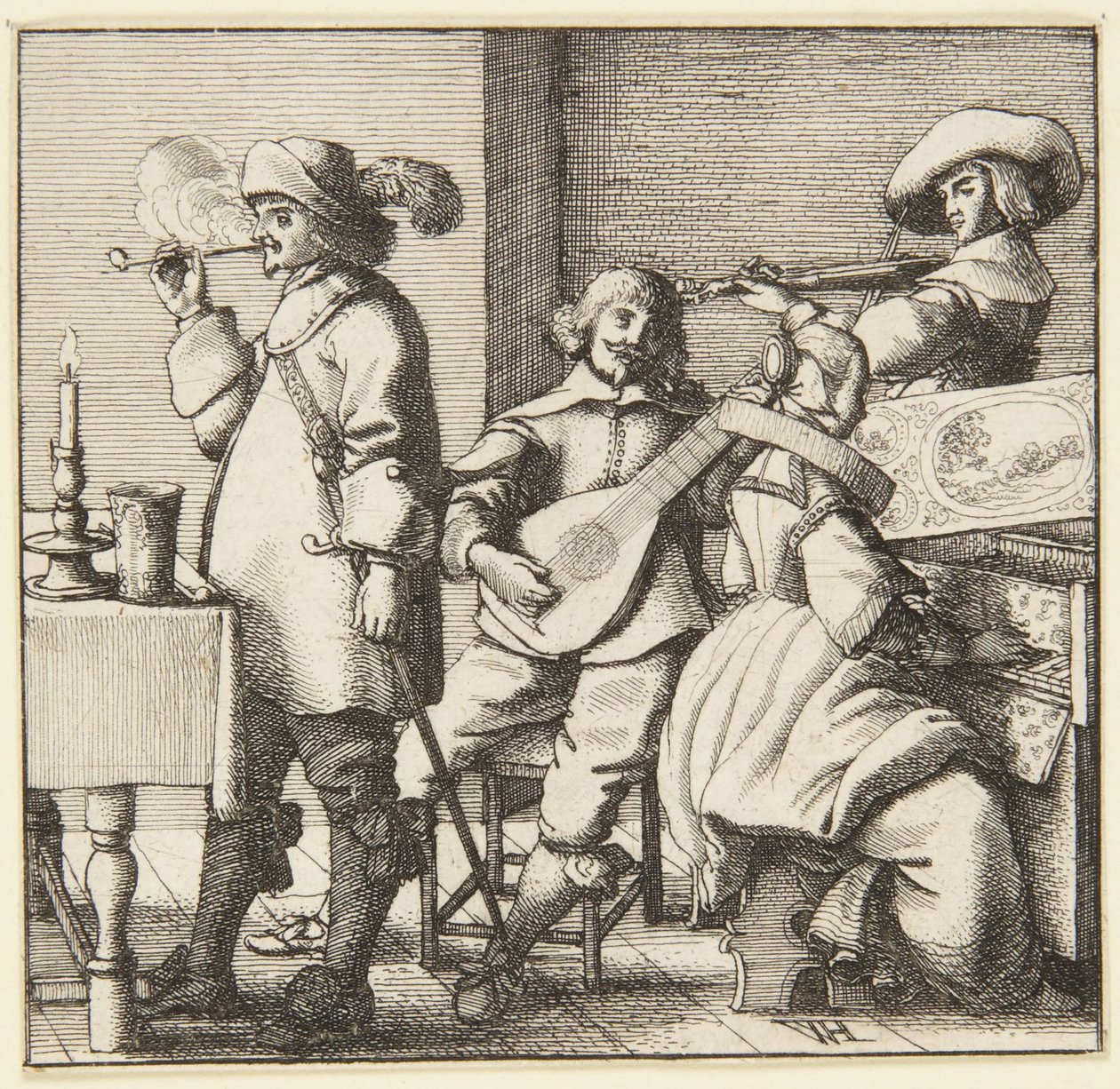 El trío de Wenceslaus Hollar