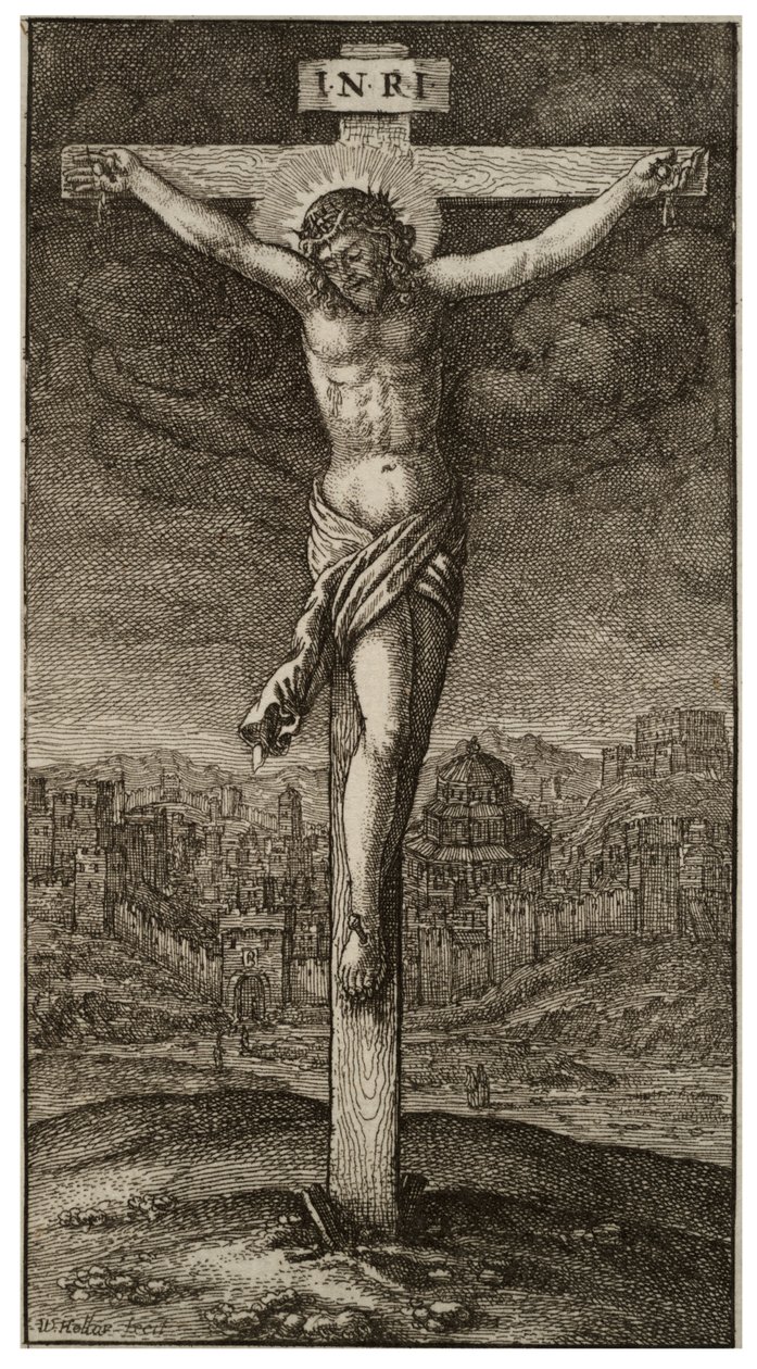 La crucifixión de Wenceslaus Hollar