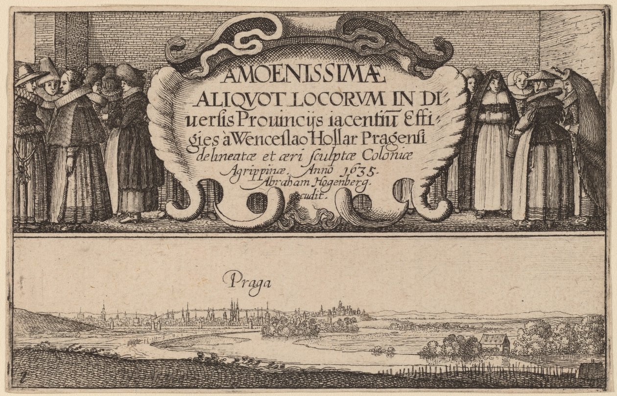 Página del título de Wenceslaus Hollar