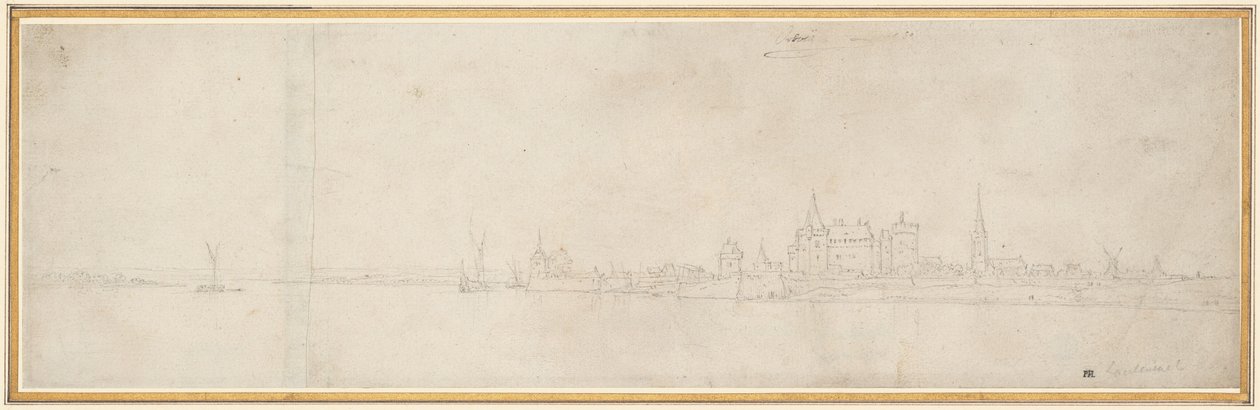 Vista de Orsoy de Wenceslaus Hollar