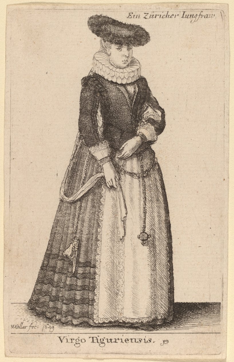 Virgen de Zúrich de Wenceslaus Hollar