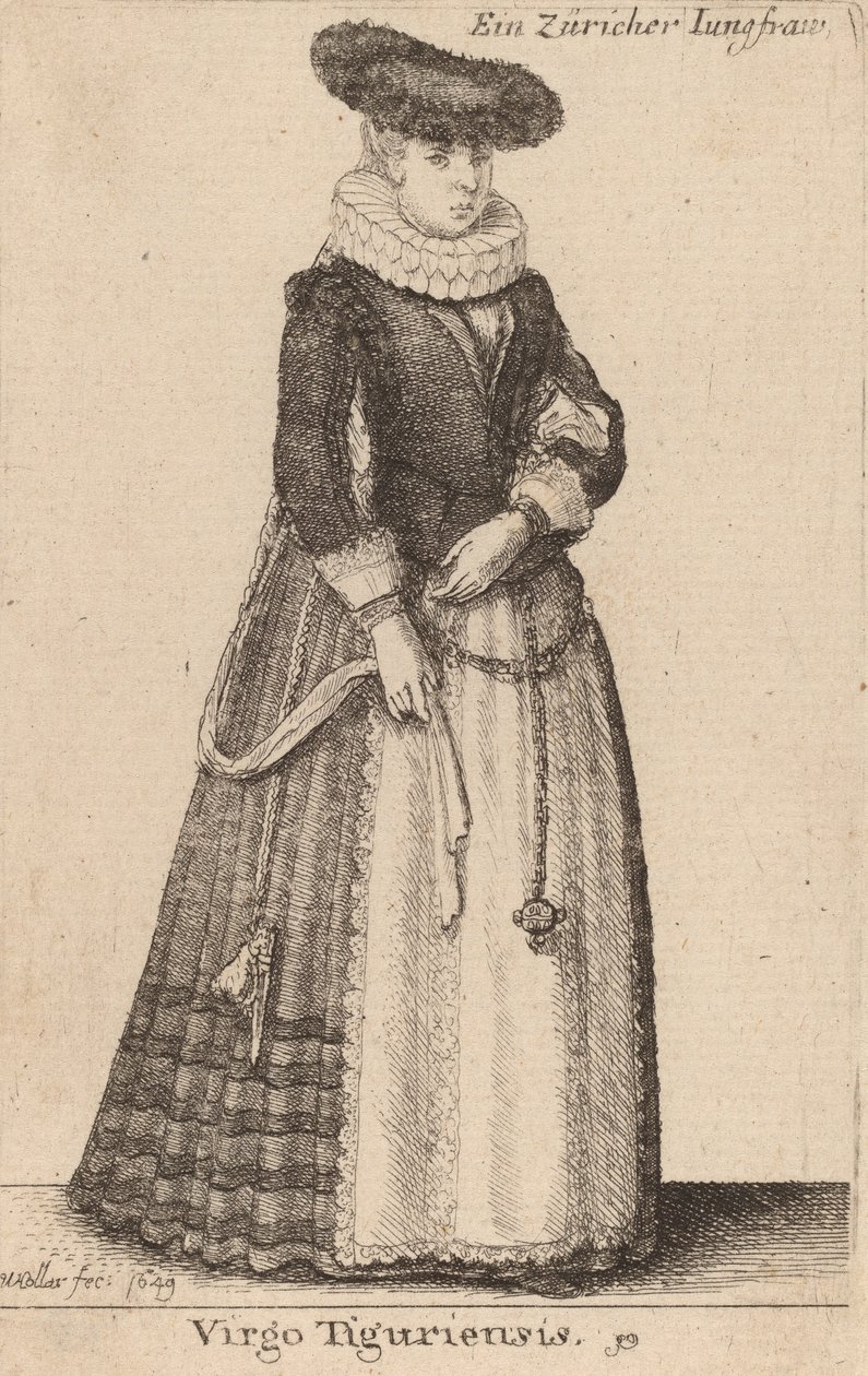 Virgo Tiguriensis de Wenceslaus Hollar