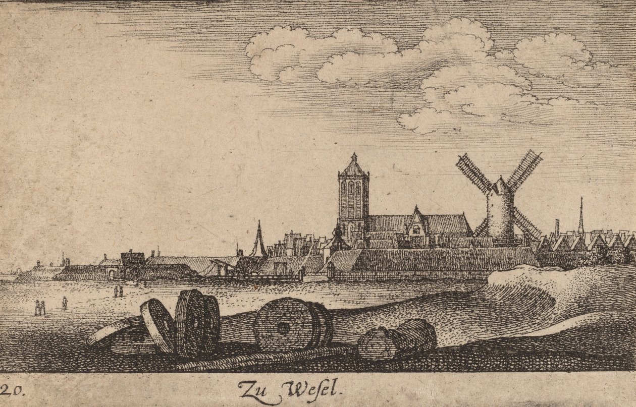 Wesel, 1635 de Wenceslaus Hollar