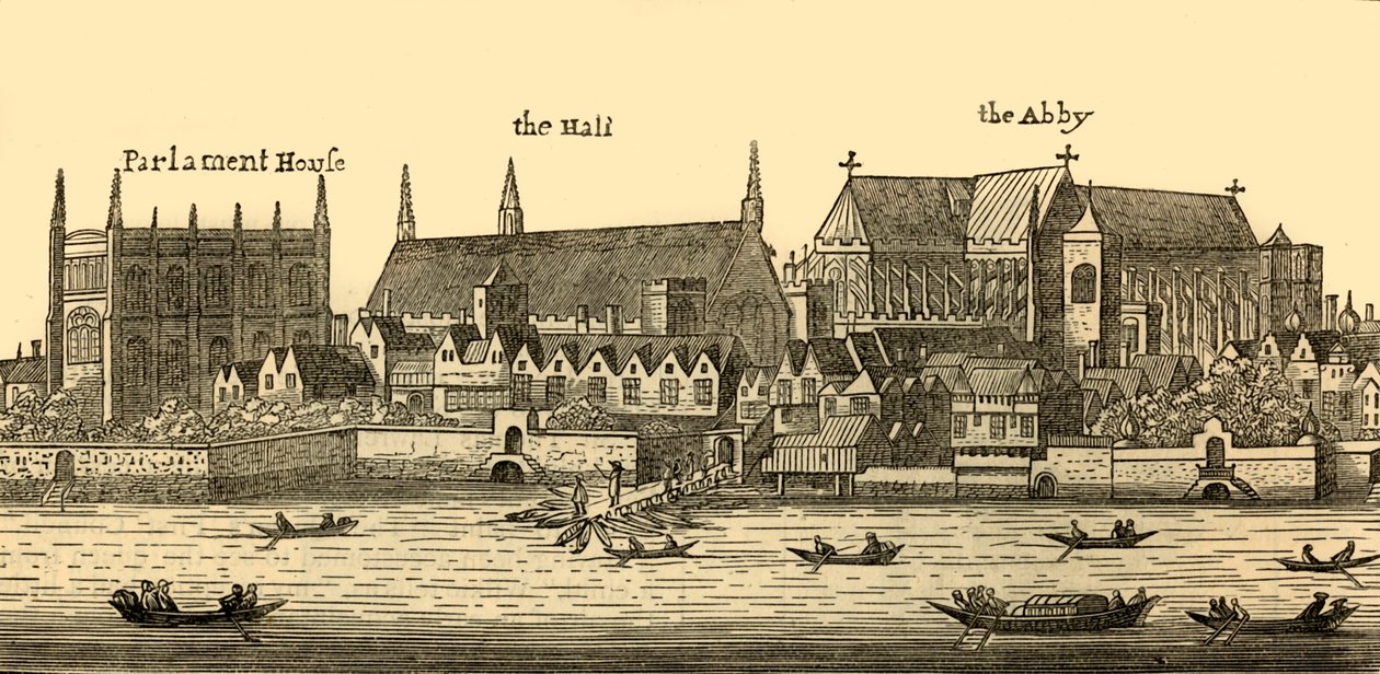 Westminster en 1640, 1881 de Wenceslaus Hollar