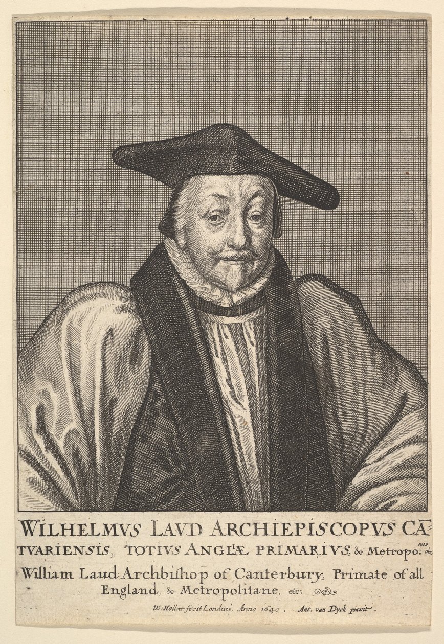 William Laud, Arzobispo de Canterbury de Wenceslaus Hollar