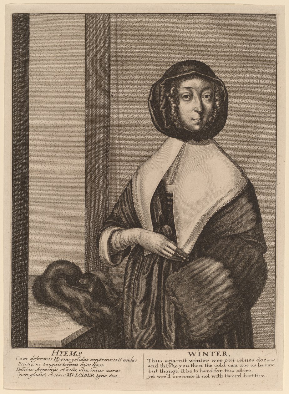 Invierno de Wenceslaus Hollar