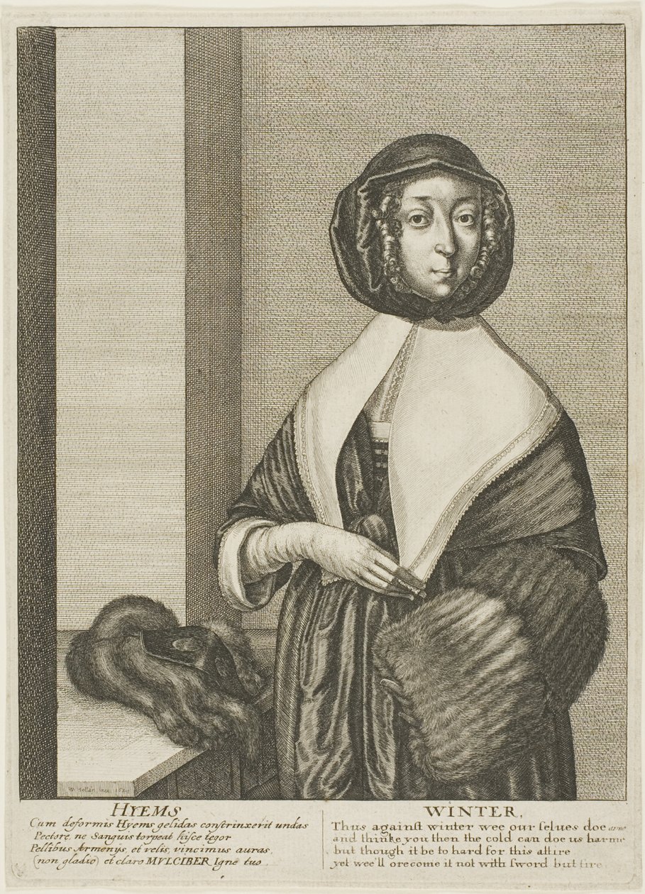 Invierno de Wenceslaus Hollar
