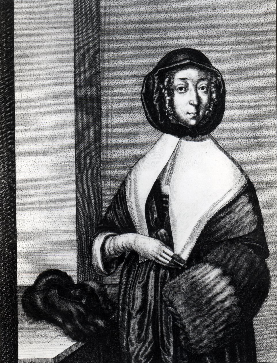 Invierno, 1641 de Wenceslaus Hollar