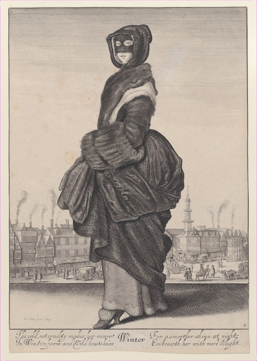 Invierno, de Las Estaciones de Wenceslaus Hollar