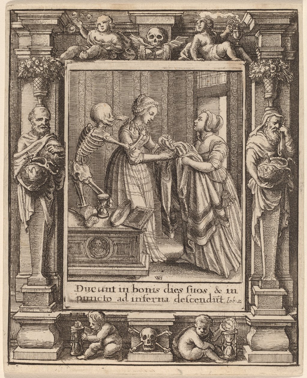 Novia de Wenceslaus Hollar after Hans Holbein the Younger after Abraham van Diepenbeeck