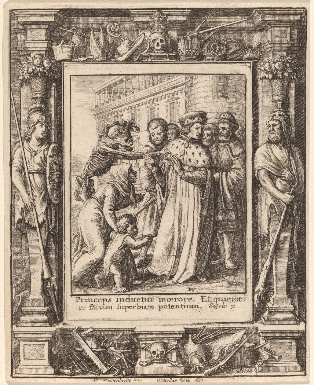 Duque de Wenceslaus Hollar after Hans Holbein the Younger after Abraham van Diepenbeeck