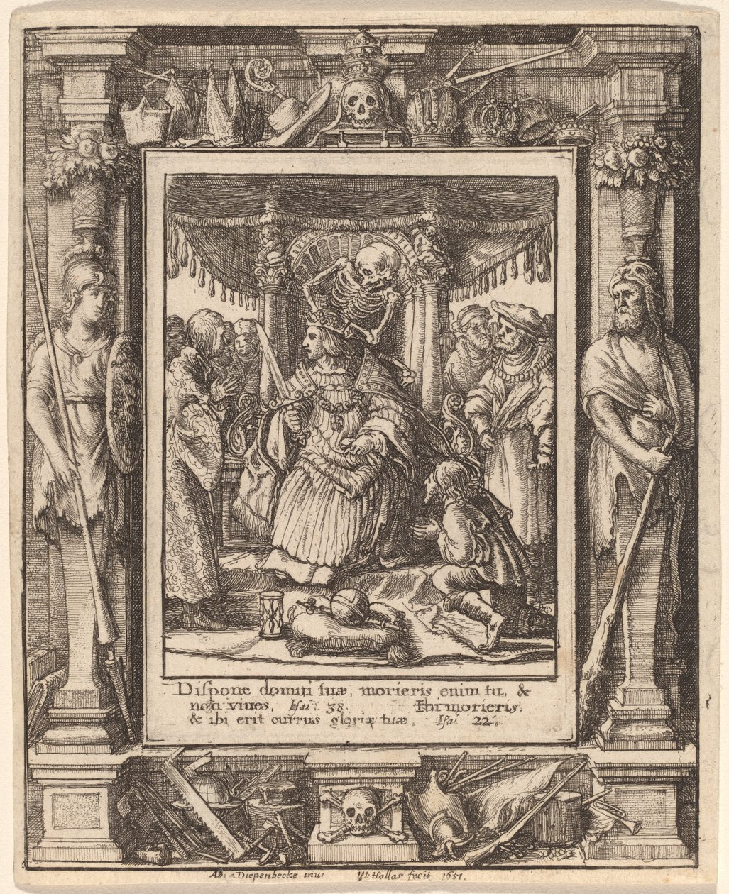 Emperador de Wenceslaus Hollar after Hans Holbein the Younger after Abraham van Diepenbeeck