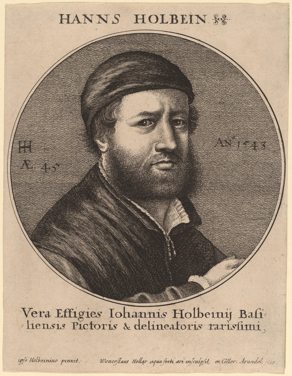 Hans Holbein el Joven de Wenceslaus Hollar after Hans Holbein the Younger