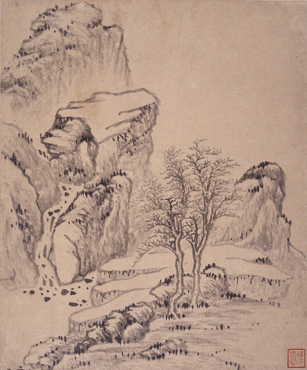 Álbum de pinturas de paisajes de Wencong Yang