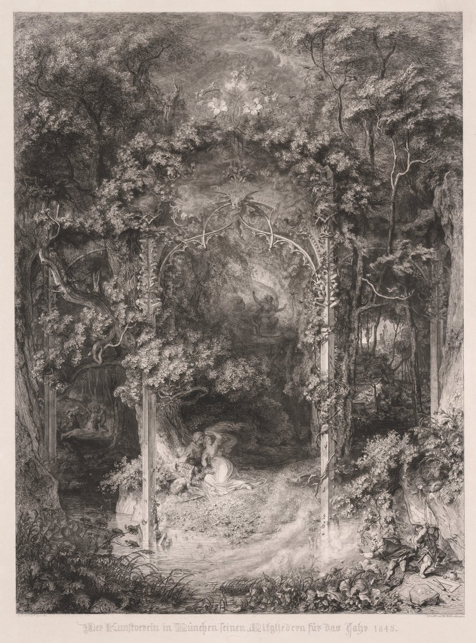 la doncella del bosque de Wendelin Wick