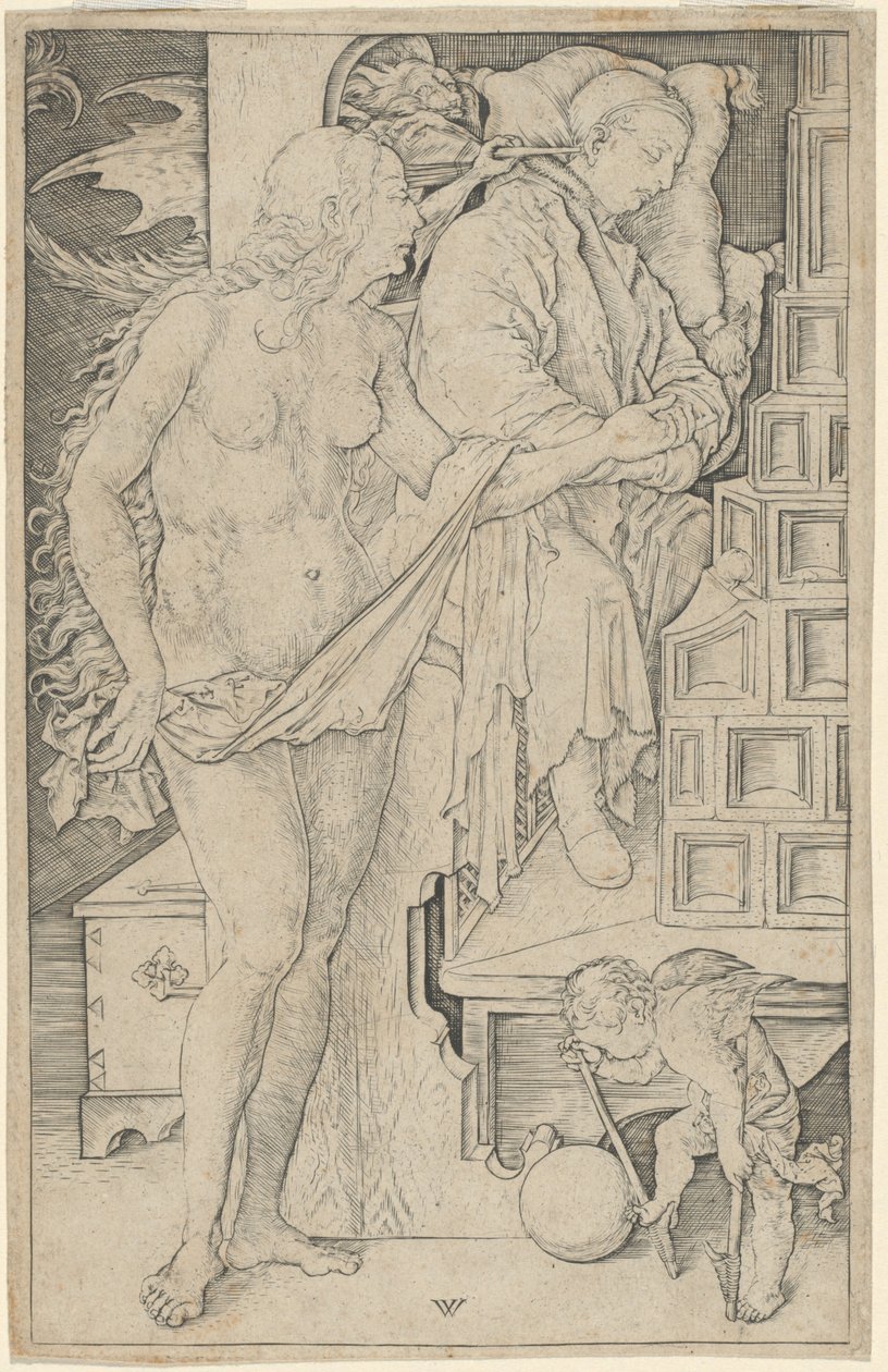 El sueño del doctor de Wenzel von Olmutz, after Albrecht Dürer