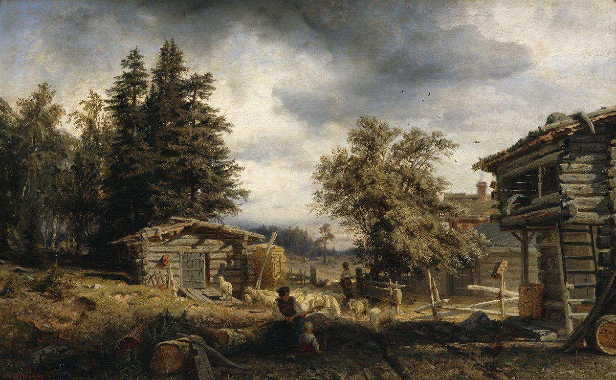Cabaña en Kuru de Werner Holmberg