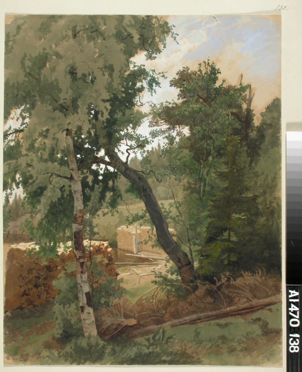 Paisaje de Leppälahti de Werner Holmberg