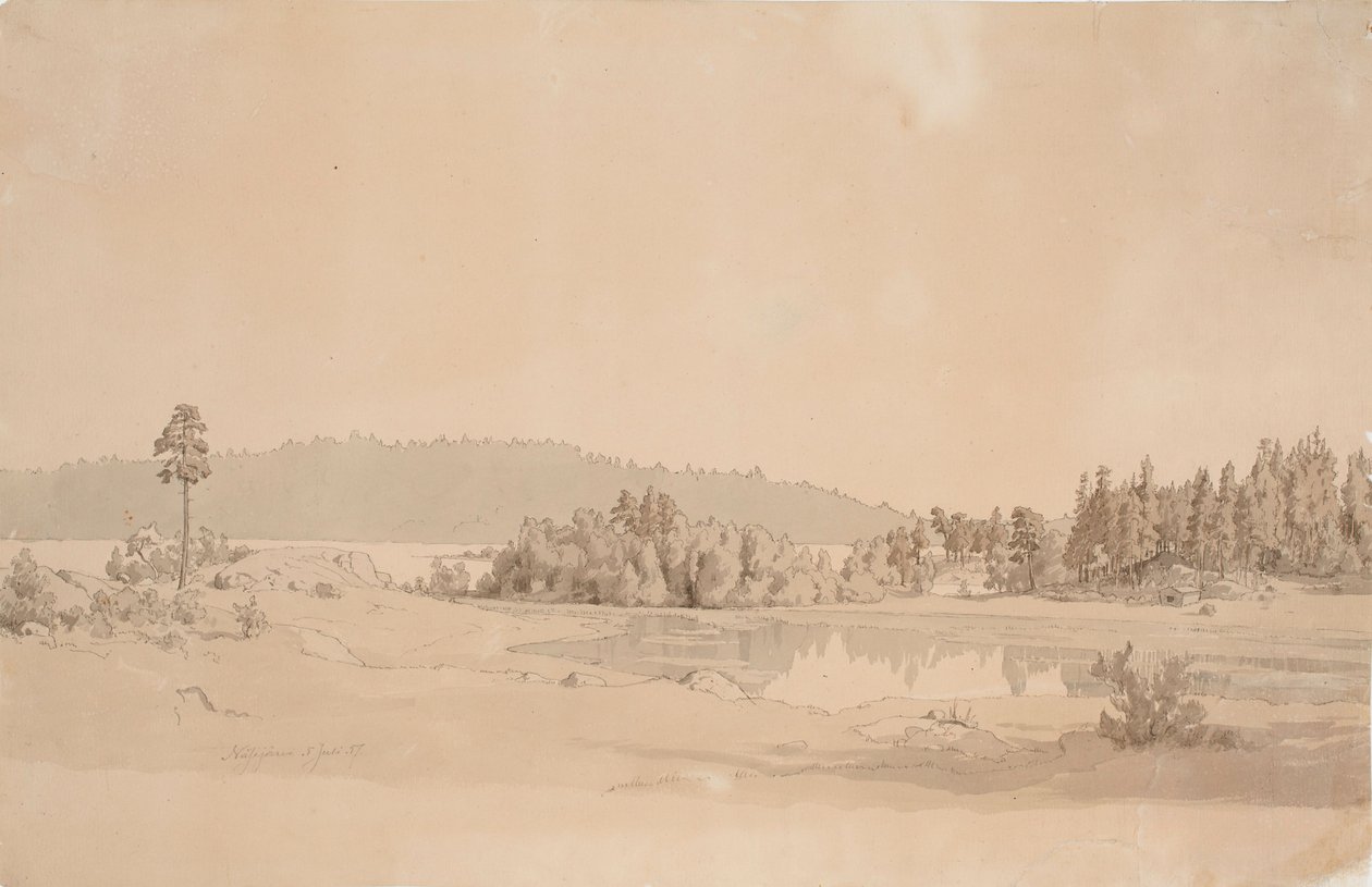 Bahía de Näsijärvi de Werner Holmberg