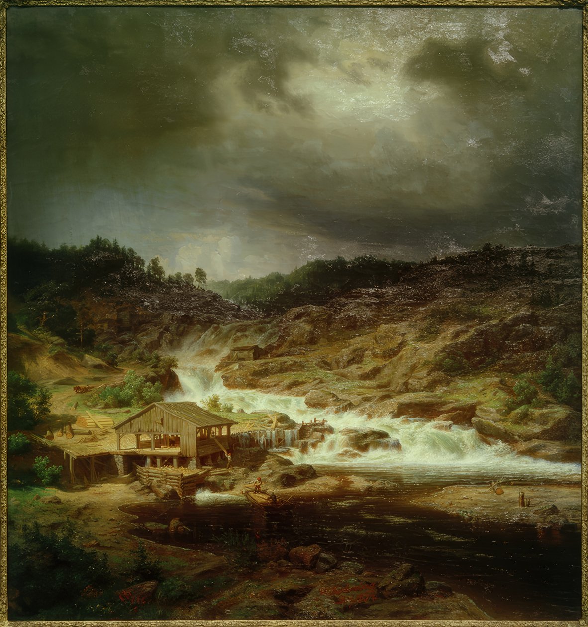 La cascada de Kyrö de Werner Holmberg
