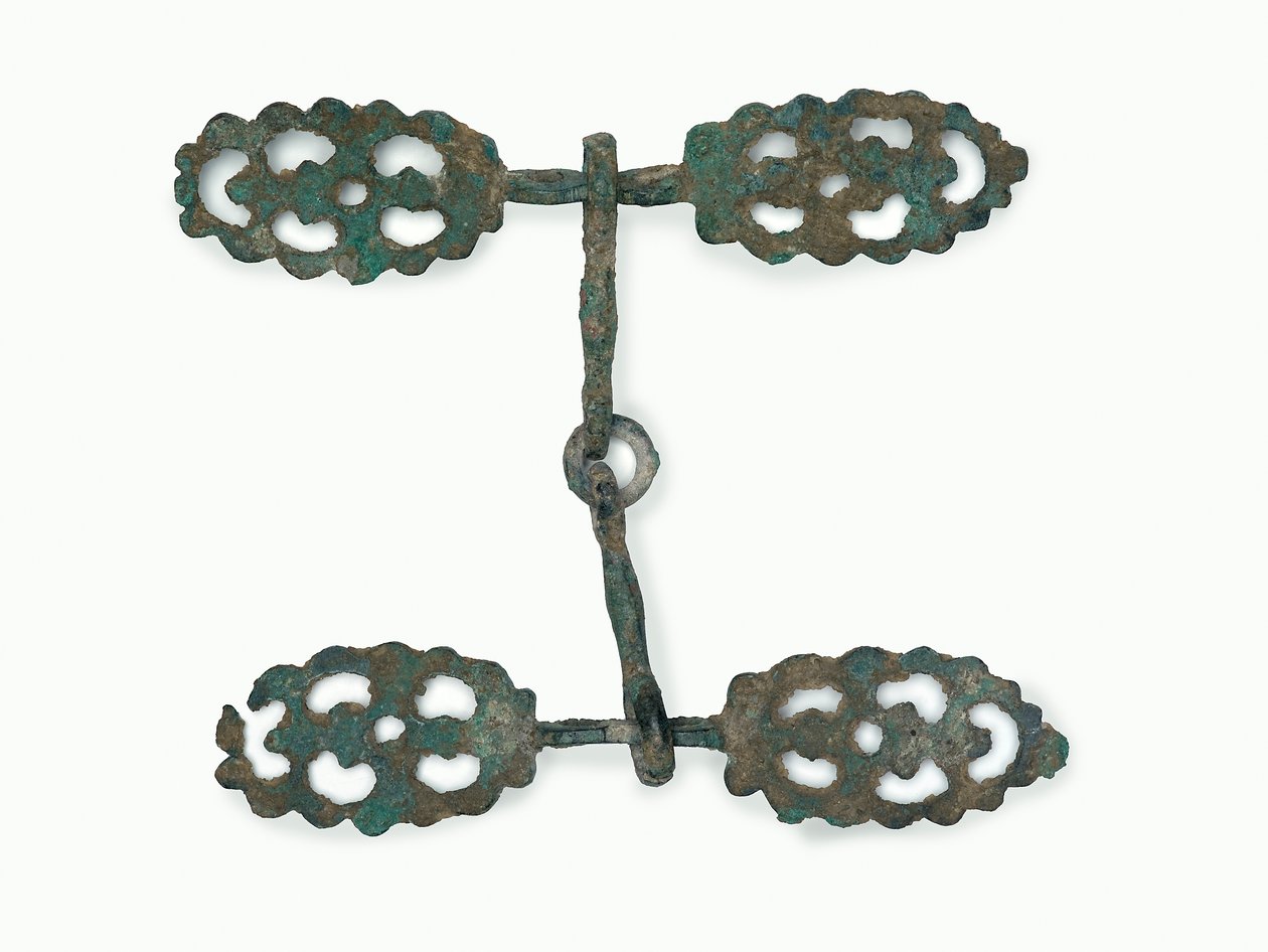 Brida de caballo (bronce) de Western Zhou Dynasty Chinese School