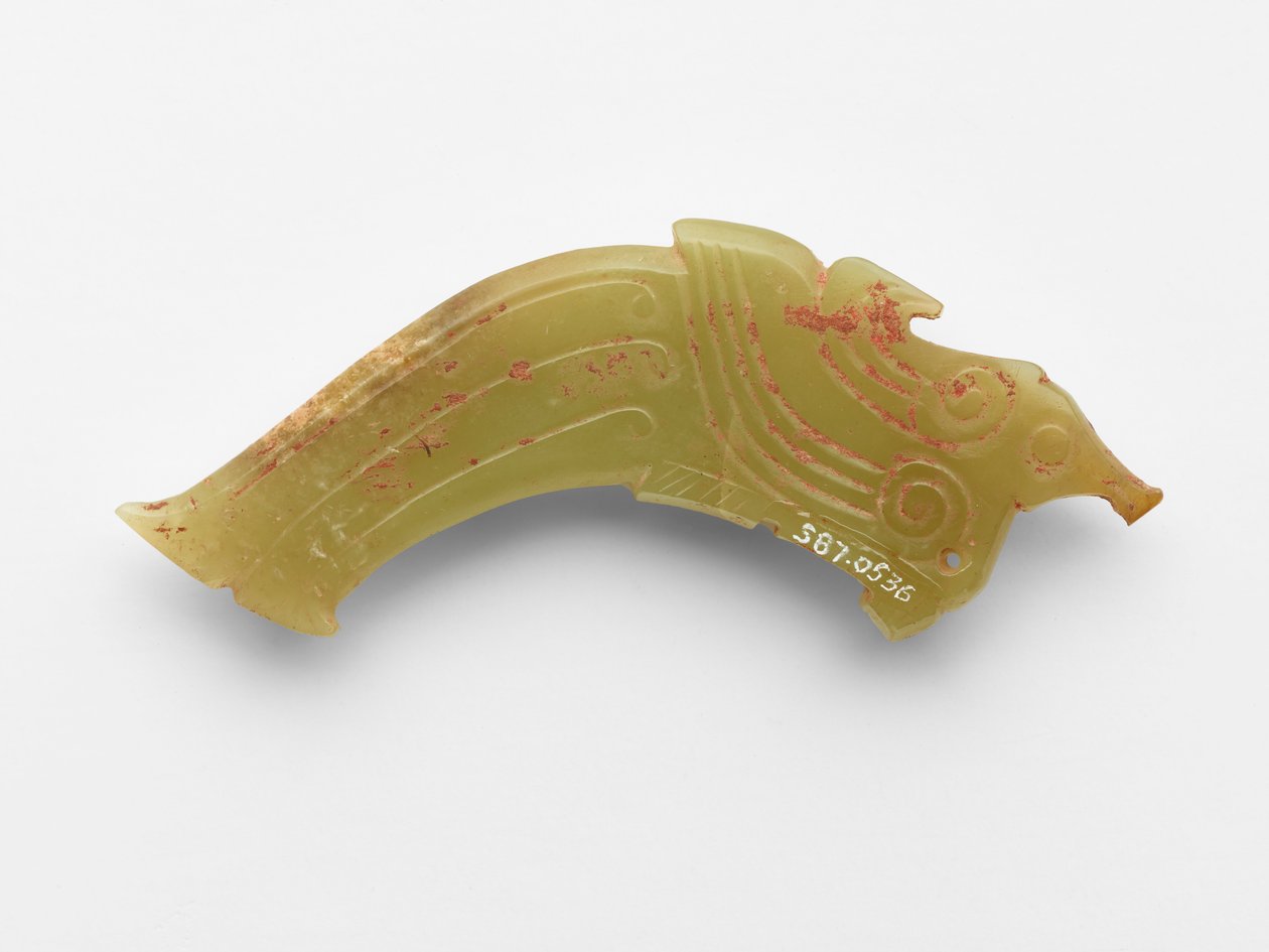 Colgante en forma de pájaro, c.1050-c.950 a.C. de Western Zhou Dynasty Chinese School