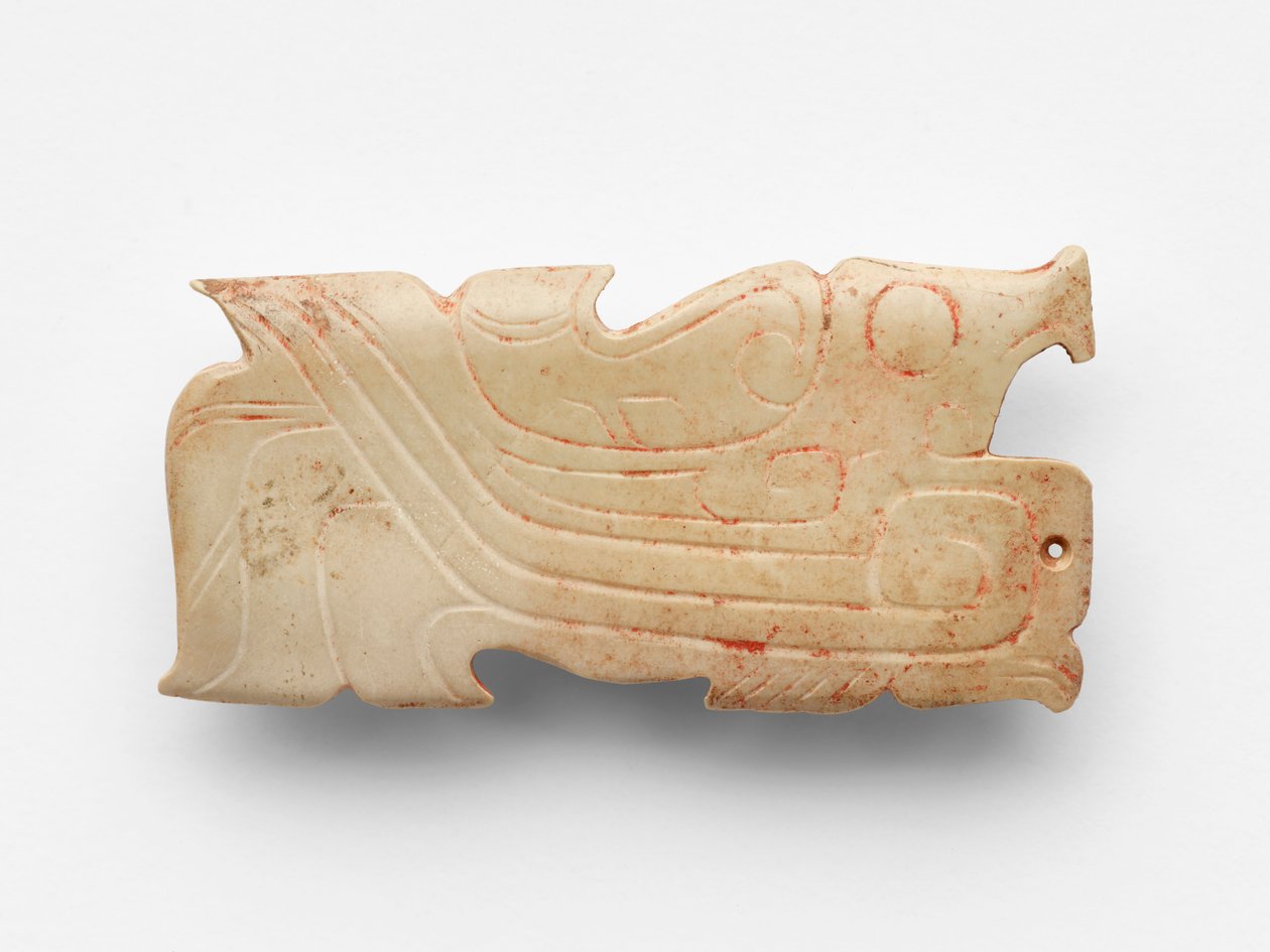 Colgante en forma de pájaro, c.1050-c.950 a.C. de Western Zhou Dynasty Chinese School