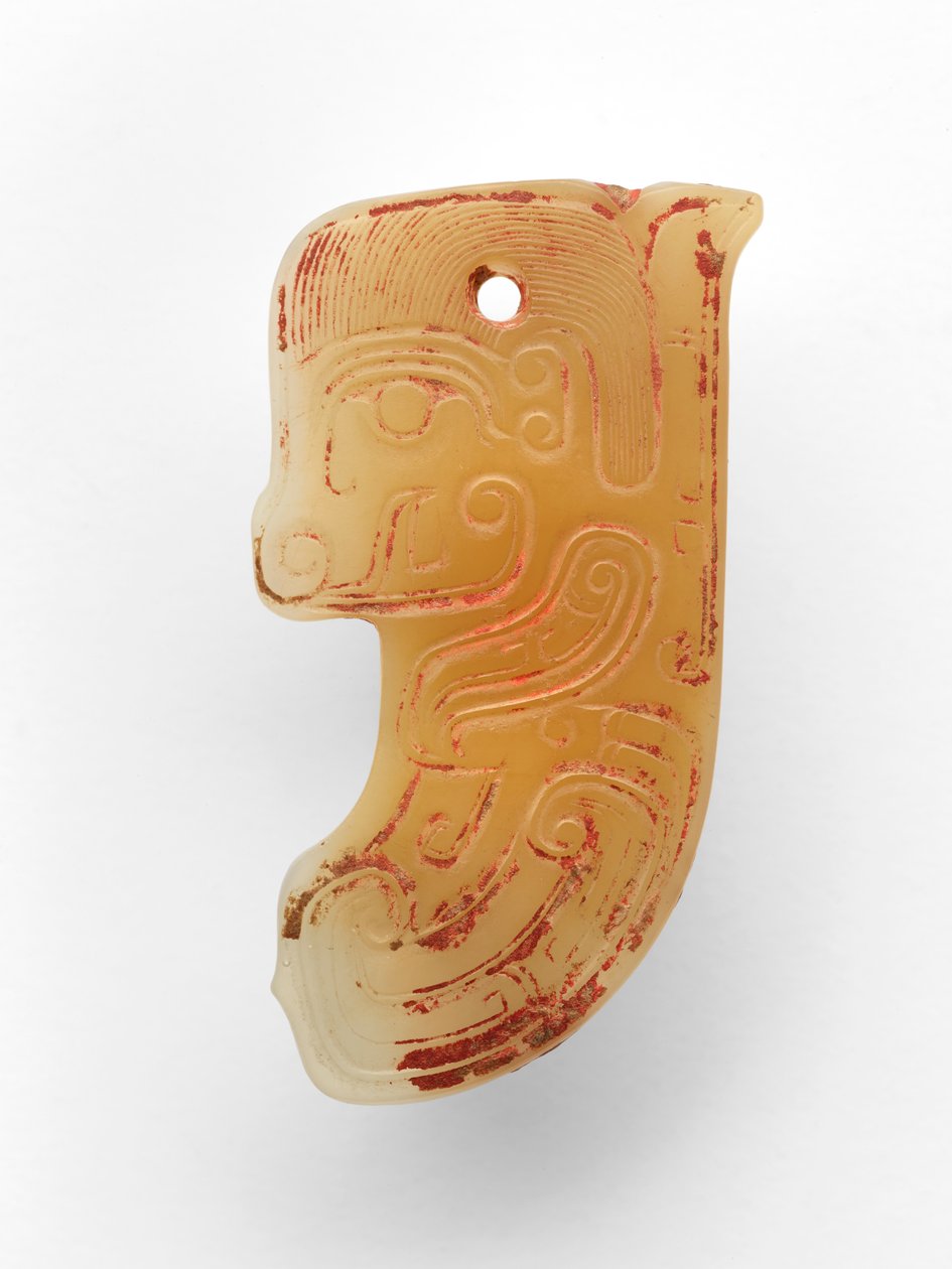 Colgante en forma de pez, c. siglo XI a.C. de Western Zhou Dynasty Chinese School