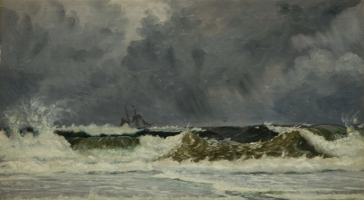 Clima tormentoso - La costa de Jutlandia de Whitworth Wallis