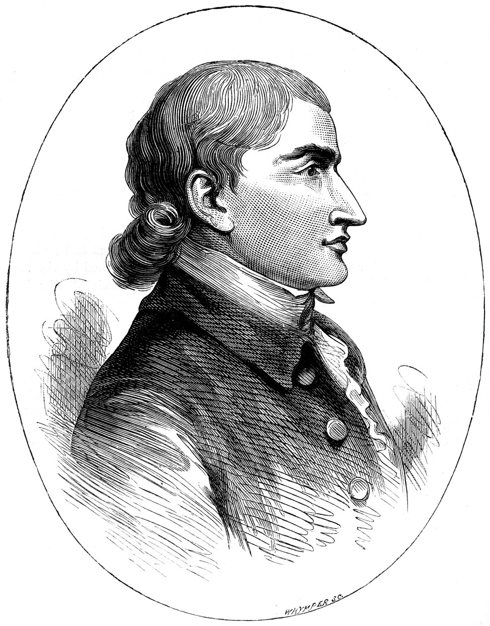 John Jay, estadista estadounidense, de una impresión publicada en 1783, c1880 de Whymper