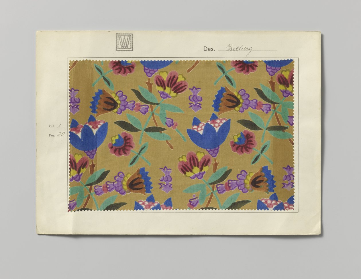 Acero con lado impreso, diseño Iselberg de Wiener Werkstätte