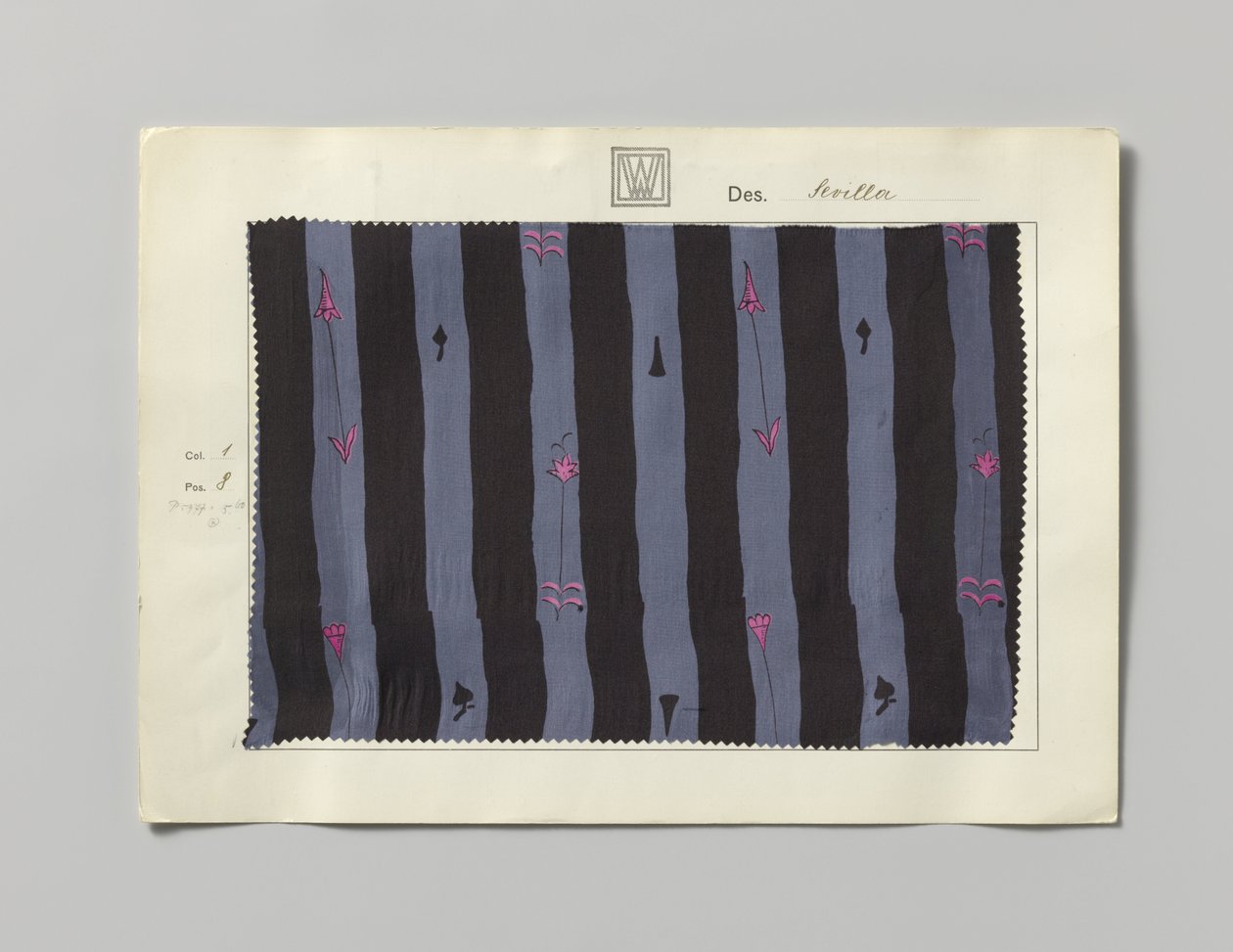 Acero con lateral impreso, diseño Sevilla de Wiener Werkstätte