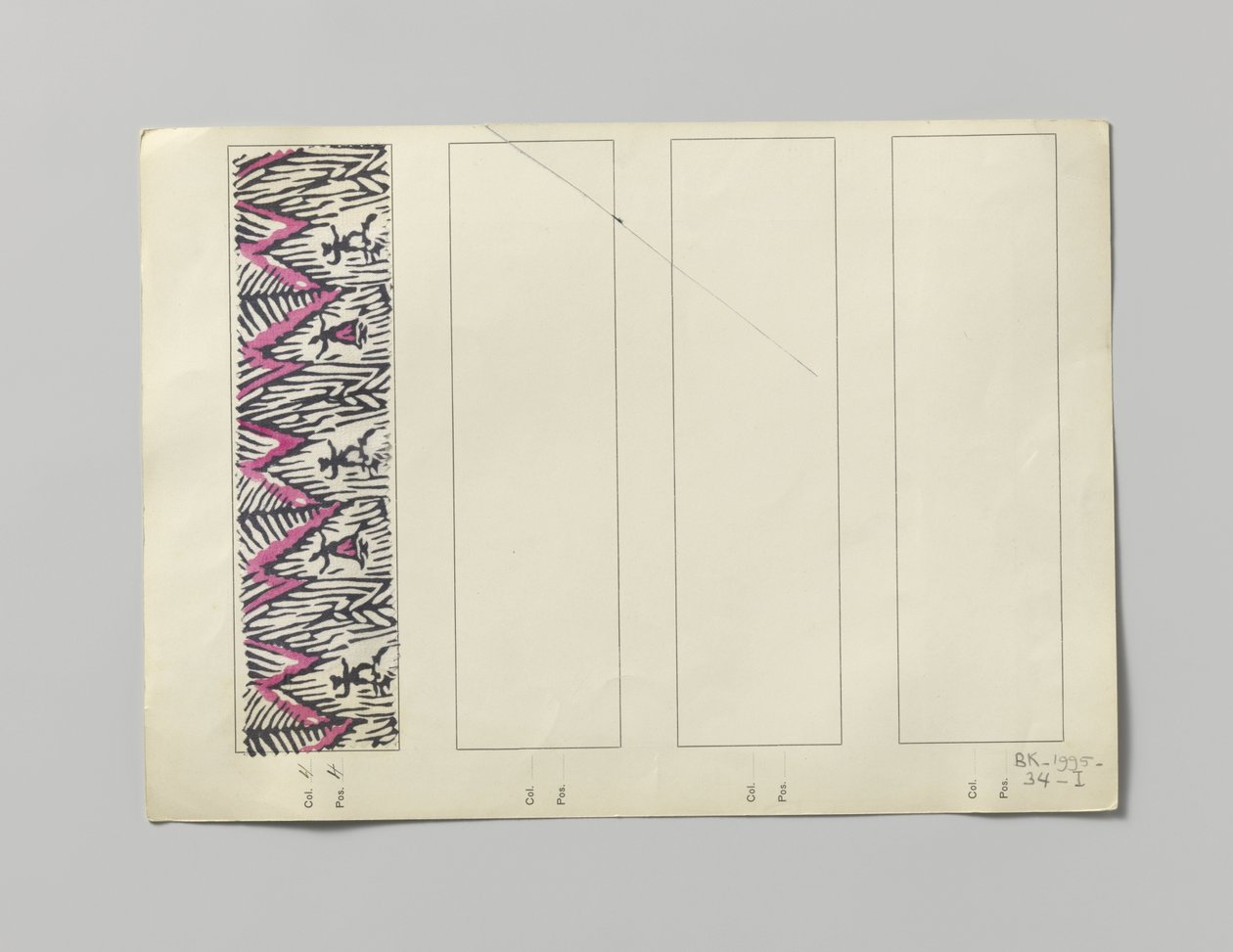 Acero con lateral impreso, diseño Tanzpaar de Wiener Werkstätte